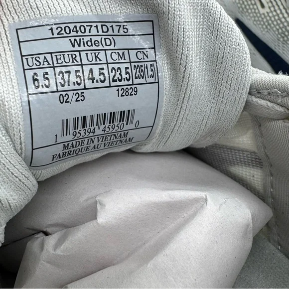 Brook's Women's Ghost 16 White Grey Estate Blue Size 6.5 Wide  NEW - Picture 13 of 13